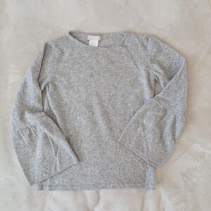 3/$30 Bell-Sleeve Crewneck Sweater Wool And Cashmere Blend